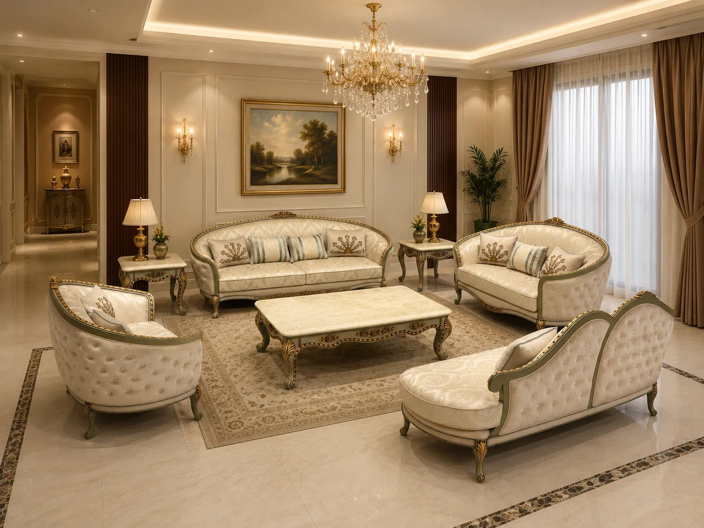Belgrave Royal Velvet Sofa - Luxury Living Room by Classic Furnishers