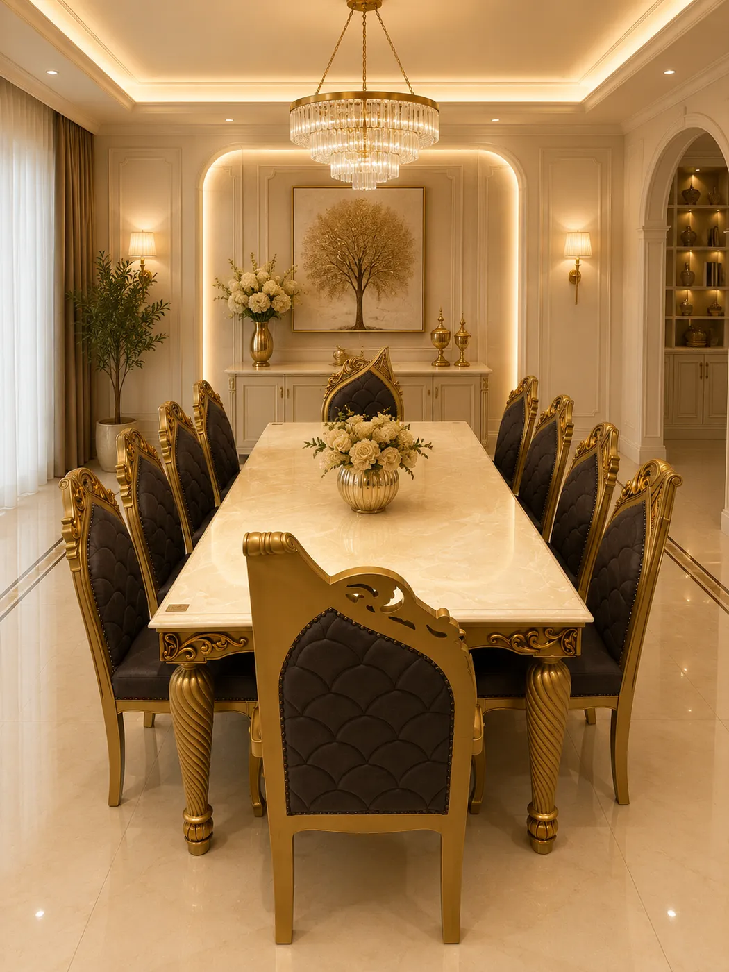 Château French Provincial Oak Table - Luxury Dining by Classic Furnishers